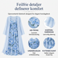🌸 Elegant to-delt blomsterkjolesett for damer – Perfekt sommerferie-look