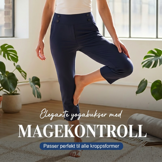 Elegante yogabukser med mageformende effekt