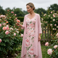 🌸 Elegant to-delt blomsterkjolesett for damer – Perfekt sommerferie-look