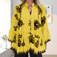 🔥 HOT SALG – 49 % RABATT 🔥 Dame boho topp med print og volanger