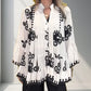 🔥 HOT SALG – 49 % RABATT 🔥 Dame boho topp med print og volanger