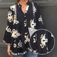 🔥 HOT SALG – 49 % RABATT 🔥 Dame boho topp med print og volanger