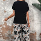 ⏰🔥LIMITED TIME 50% OFF! 💃 Women’s Casual Floral Print Wide-Leg Trousers & Short Sleeve Top Set – Flowy, Comfortable & Effortlessly Chic ✨🌸