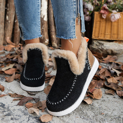 Koselige vinterloafers for kvinner