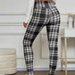 komfortabel innlining leggings med rutemønster for kvinner – myke, elastiske og stilige vinterklær 🧣