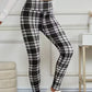 komfortabel innlining leggings med rutemønster for kvinner – myke, elastiske og stilige vinterklær 🧣