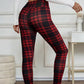 komfortabel innlining leggings med rutemønster for kvinner – myke, elastiske og stilige vinterklær 🧣