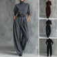 ⏳Begrenset tilbud: 49 % rabatt⏰Elegant turtleneck-top og høyt liv-bukse til kvinner (få et gratis belte)👚👖