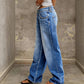 🔥Lett å ha på seg, elegante jeans med løs passform og vide ben – Gradientvasket, høykvalitets denim og komfort hele dagen 👖✨