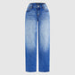 🔥Lett å ha på seg, elegante jeans med løs passform og vide ben – Gradientvasket, høykvalitets denim og komfort hele dagen 👖✨
