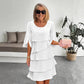 🎁49 % RABATT! Elegant kjole med lagdelte volanger på ermene for kvinner – uanstrengt stil for enhver anledning 💃