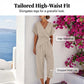 💃 Elegant ensfarget to-delt sett – skaper umiddelbart en feminin silhuett!