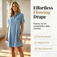 🔥 Tidsbegrenset salg – opptil 49 % rabatt! 🔥 👗 Dame Casual Denimskjortekjole ✨