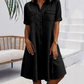 🔥 Tidsbegrenset salg – opptil 49 % rabatt! 🔥 👗 Dame Casual Denimskjortekjole ✨