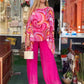 Kvinner Sommerfargerik Kul Chiffon 2-delt sett