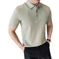 Herre kjølende ensfarget business casual kortermet skjorte