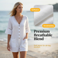Dame sommer V-hals jumpsuit med klokkeermer