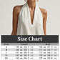 Elegant sommer casual halter maxikjole