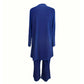Elegant 3-delt relaxed fit-sett for kvinner
