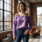 👕 BEGRENSET TID – 49 % RABATT! ✨ Dame Denimtopp – Brede Stropper, Trendy og Casual ✨