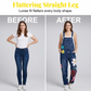 Overalls i denim med blomstermønster for damer