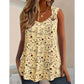 👚 50 % RABATT NÅ! 🌸 Tank-top med blomstermønster for damer – myk, pustende og ermeløs – perfekt for varme dager, strandturer eller avslappet lag-på-lag-stil ☀️