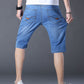Pustende Stretch Denimshorts for Menn