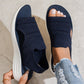 👡🌬️ Dame Pustende Plattformsandaler i Strikk – Lett Hæl – Betaling ved Levering ✨✅