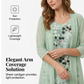 🔥Elegant 2-delers sett med chiffongkjole og cardigan for damer
