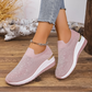 Dame Slip-On Sneakers med Rhinstein Sommerfuglmotiv