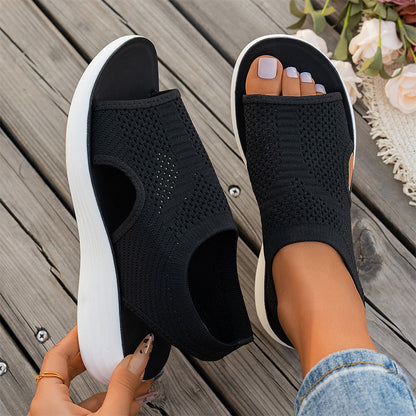 👡 Dame Sommer-Plattformsandaler med Åpen Tå ✨☀️ Hold deg sval og stilfull hele dagen!