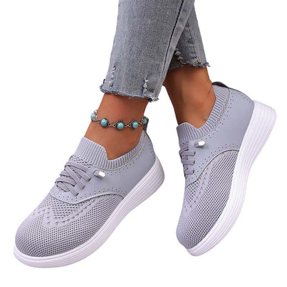Dame Pustende Slip-On Gåsko i Mesh