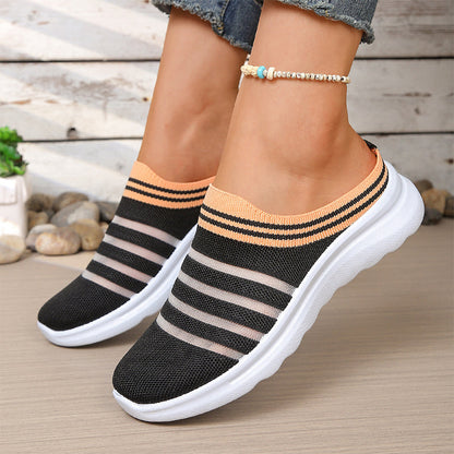 Dame Pustende Mesh Slip-On Mule Sneakers
