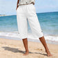 Dame pustende sommer capribukser