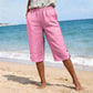 Dame pustende sommer capribukser