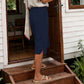 Dame pustende sommer capribukser