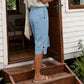 Dame pustende sommer capribukser