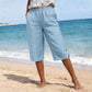 Dame pustende sommer capribukser
