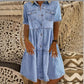 Dame Elegant Sommer Denimkjole