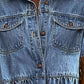 Dame Elegant Sommer Denimkjole