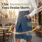 Women's Asymmetrical Wide-Leg Shorts
