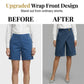 Women's Asymmetrical Wide-Leg Shorts