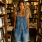 Dame casual denim jumpsuit