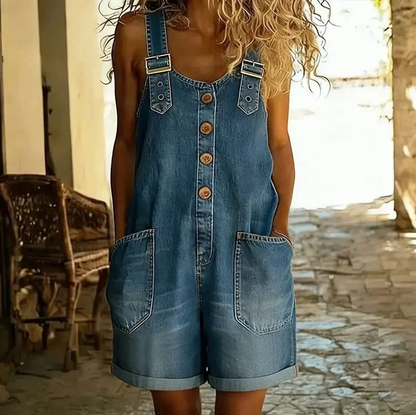 Dame casual denim jumpsuit
