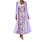 🌸👗 Elegant to-delt blomsterkjolesett for damer – Perfekt sommerferie-look