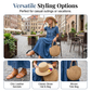 👗✨ Dame vintage denim maxikjole – uanstrengt chic til hverdagen 🔥