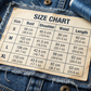 Dame mesh patchwork denimtopp