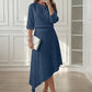 Sett med off-shoulder topp og asymmetrisk skjørt for kvinner