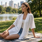 Lett sommercardigan for kvinner