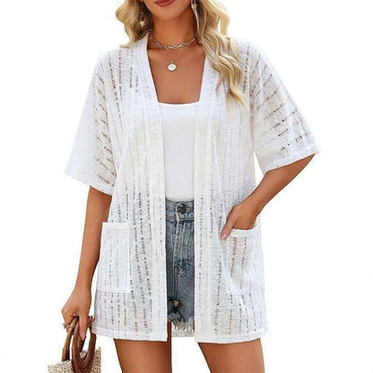 Lett sommercardigan for kvinner